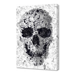 Doodle Skull // B&W (12"H x 8"W x 0.75"D)