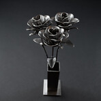 Original Steel Immortal Rose // 3 Roses (3 Roese)