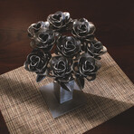 Original Steel Immortal Rose // 12 Roses