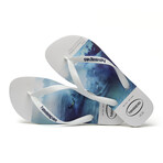 Hype Sandal // White + Blue (US: 11/12)