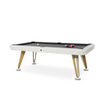 Diagonal Indoor Pool Table // 7ft. (White)
