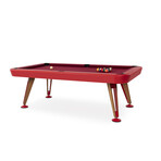 Diagonal Indoor Pool Table // 7ft. (White)