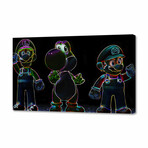 Luigi + Yoshi + Mario (8"H x 12"W x 0.75"D)