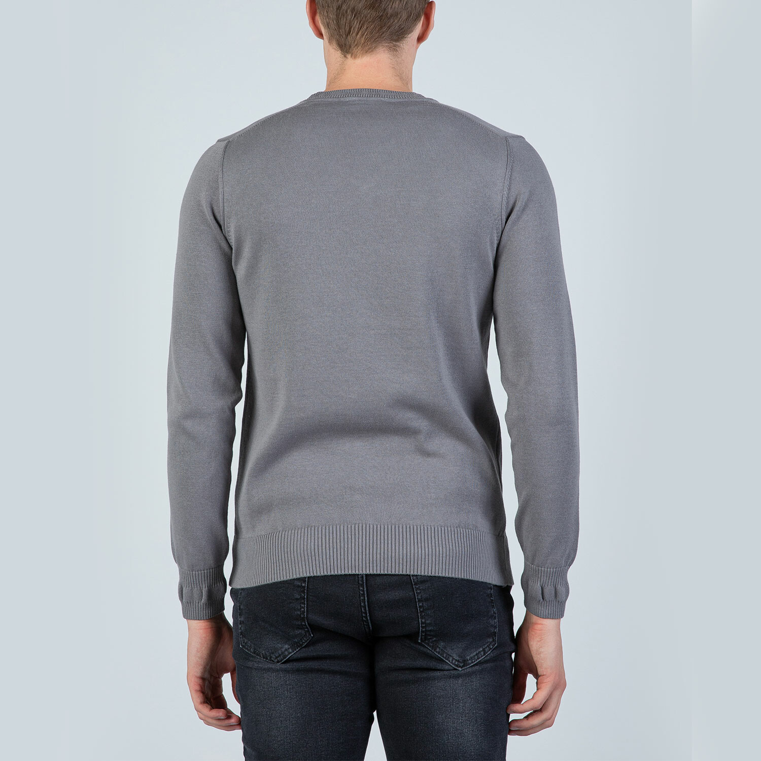 Marc V-Neck Pullover // Gray (L) - Basics&More Sweaters - Touch of Modern