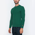 Domini Knit Pullover Sweater // Green (2XL)