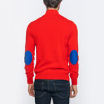 Calvin Half-Zip Pullover // Red (L)