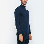 Darren Half-Zip Pullover // Navy (XL)
