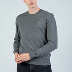 Solid Crewneck Pullover // Anthracite (S)