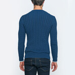 Gerald Knit Pullover Sweater // Indigo (2XL)