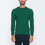 Domini Knit Pullover Sweater // Green (S)