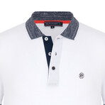Dublin Short Sleeve Polo Shirt // White (M)