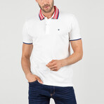 Lisbon Short Sleeve Polo Shirt // White (M)
