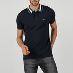 Marrakech Short Sleeve Polo Shirt // Navy (L)