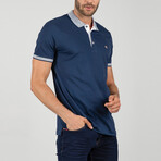 Ephesus Short Sleeve Polo Shirt // Navy (2XL)