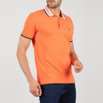 Krakow Short Sleeve Polo Shirt // Salmon (2XL)