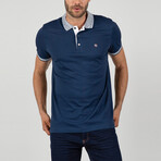 Ephesus Short Sleeve Polo Shirt // Navy (S)