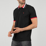 Lyon Short Sleeve Polo Shirt // Black (2XL)
