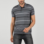 Madrid Short Sleeve Polo Shirt // Gray (L)
