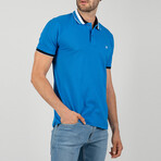 Montreal Short Sleeve Polo Shirt // Sax (S)