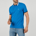 Montreal Short Sleeve Polo Shirt // Sax (XL)