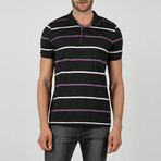 London Short Sleeve Polo Shirt // Black (2XL)