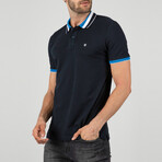 Marrakech Short Sleeve Polo Shirt // Navy (L)