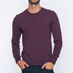 Parma Pullover Sweater // Bordeaux Melange (L)