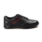 722MA364DUZ Sports Shoes // Black + Claret Red (EU Size 40)