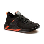 865MA5035 Sneakers // Black + Orange (EU Size 40)