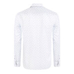Nario Shirt // White + Navy (XL)
