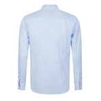 Tiziano Shirt // White + Blue (S)