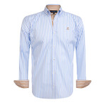Giovani Shirt // Blue + White (S)
