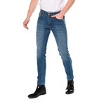 Clean Skinny Stretch Jeans // Blue (30WX30L)