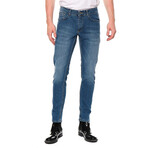 Clean Skinny Stretch Jeans // Blue (33WX32L)