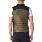 5884 Padded Fitted Vest // Green (L)