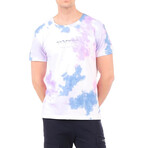 8158 T-Shirt // Pink + Navy (S)