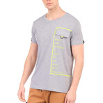 8134 T-Shirt // Gray Melange (XL)