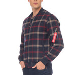 71172 Jacket // Navy + Red (L)