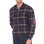 71172 Jacket // Navy + Red (L)