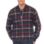 71172 Jacket // Navy + Red (L)