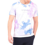 8158 T-Shirt // Pink + Navy (S)