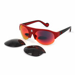 Moncler // Unisex ML0050-68C Sunglasses // Red