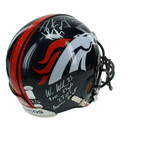Peyton Manning + Wes Welker Dual // Signed Broncos Helmet #D/6