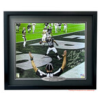 Alec Ingold // Raiders // 16x20 Photo // "1St Lv Touchdown 9/21/20" Inscription // Signed + Framed