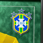 Pelé // Signed + Framed Brazil Jersey