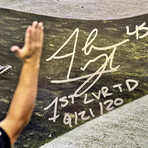 Alec Ingold // Raiders // 16x20 Photo // "1St Lv Touchdown 9/21/20" Inscription // Signed + Framed