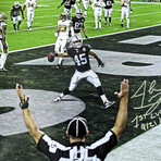 Alec Ingold // Raiders // 16x20 Photo // "1St Lv Touchdown 9/21/20" Inscription // Signed + Framed