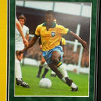 Pelé // Signed + Framed Brazil Jersey