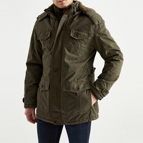 Michael Coat // Military Green (2XL)