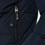 Clark Coat + Vest // Navy Blue (S)